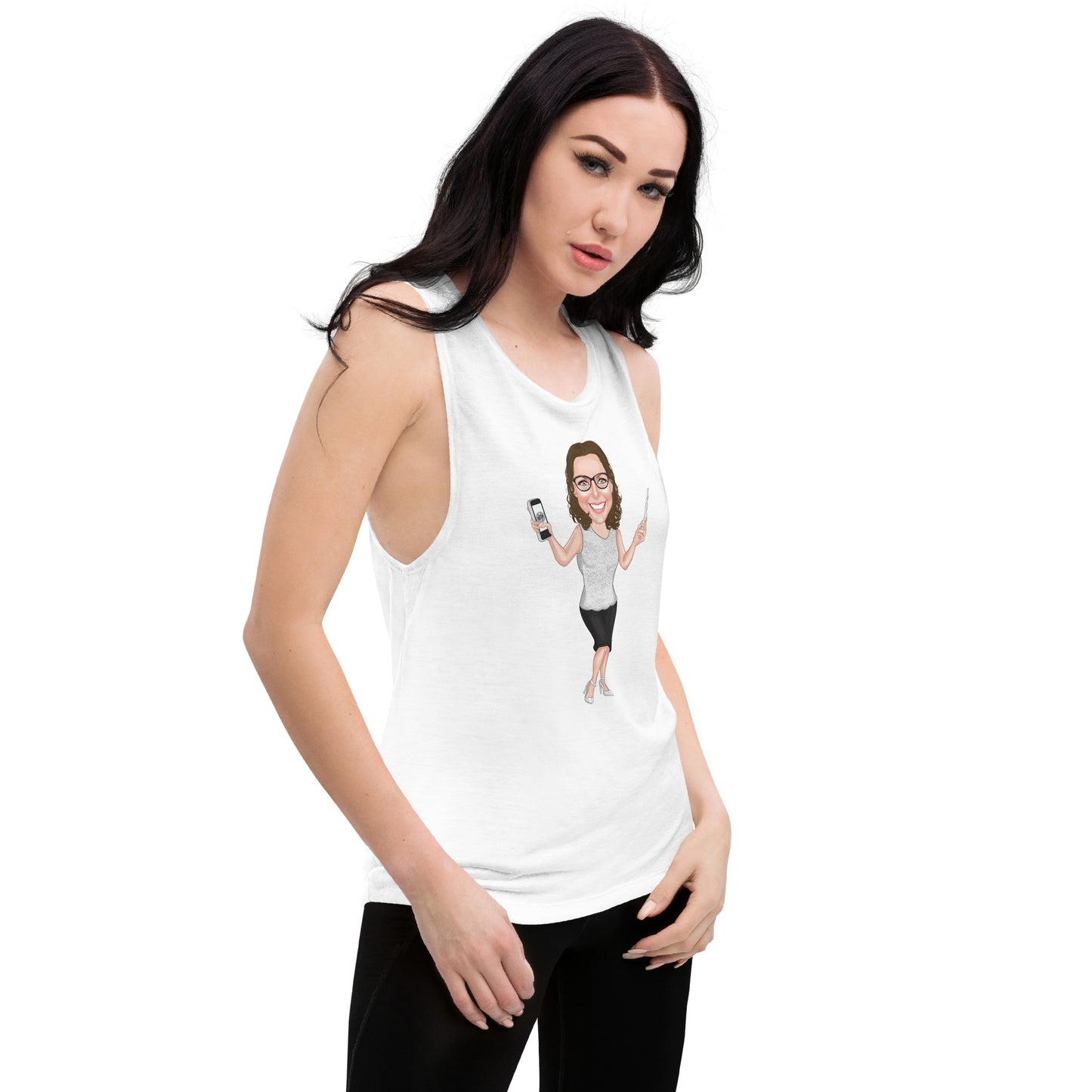Atlas Scribe ladies’ muscle tank