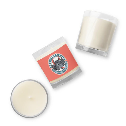 Logo of ASR glass jar soy wax candle