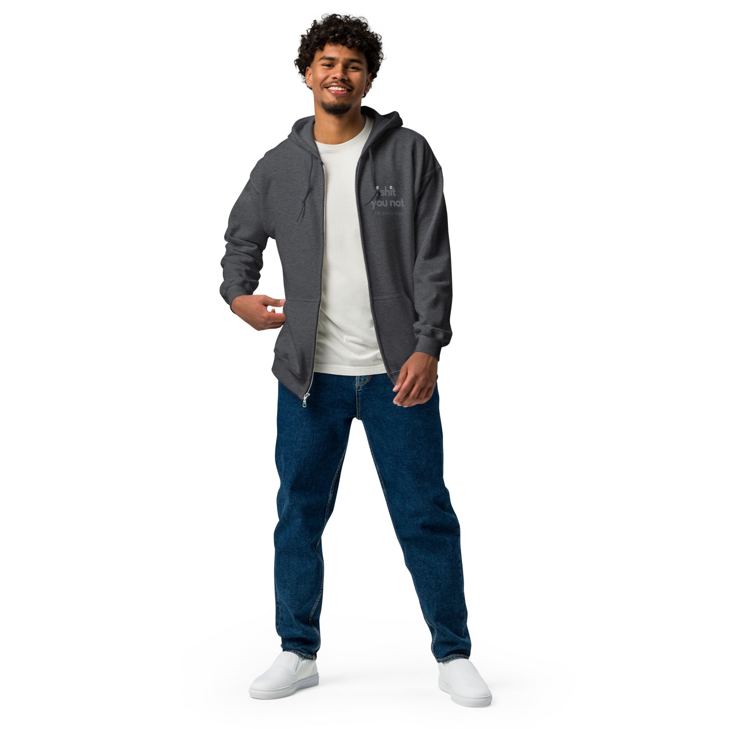 I Shit You Not unisex heavy blend zip hoodie