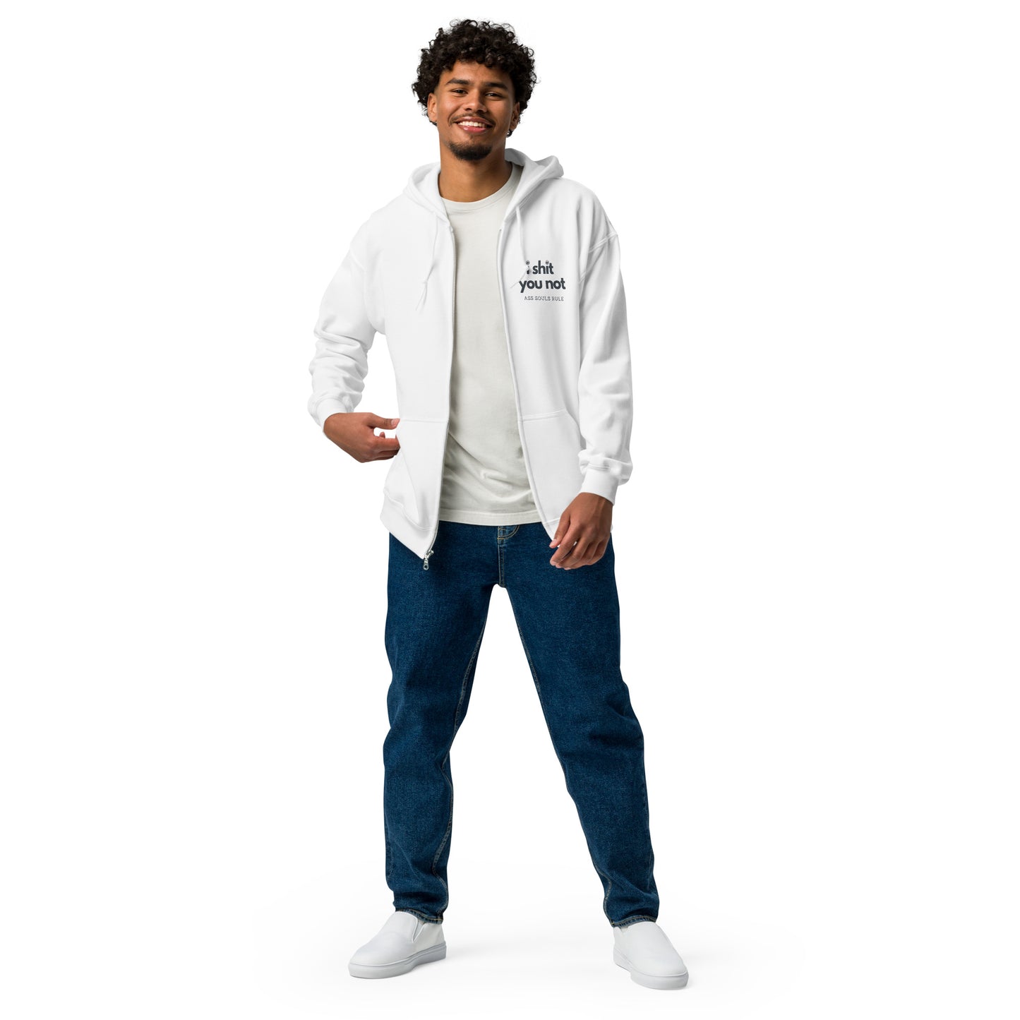 I Shit You Not unisex heavy blend zip hoodie