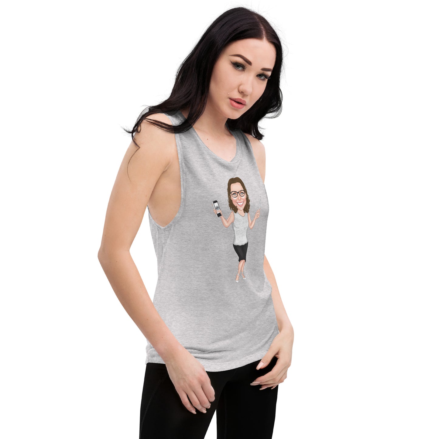Atlas Scribe ladies’ muscle tank